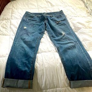 Low rise Ripped Jeans sz 12 NY&C